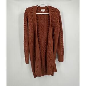 Nili Lotan X Target Womens Cable Knit Cardigan Duster Size S Boho Fall Layering
